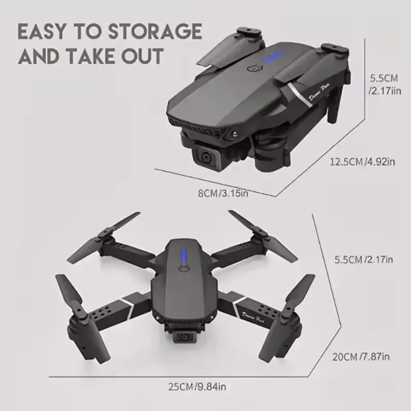 Professional Collision-Sensor Drone with 360° Fly-and-Rolling Flight Control